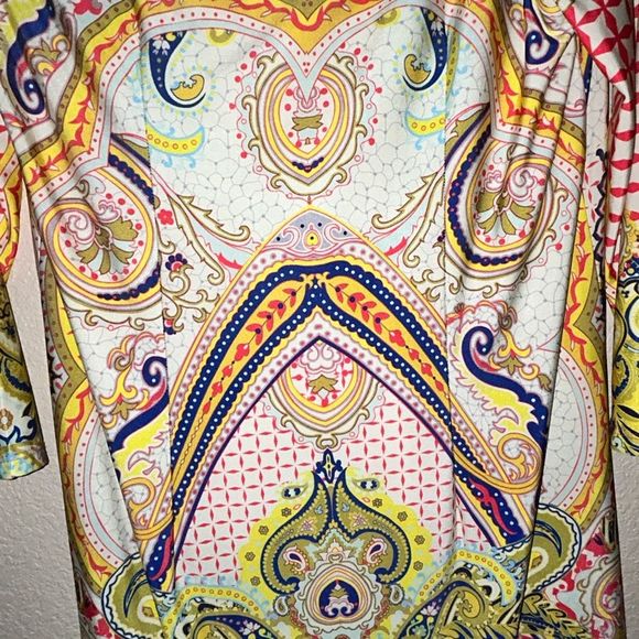 Isle By Melis Kazan Baroque Geometric Dress - Picture 6 of 8